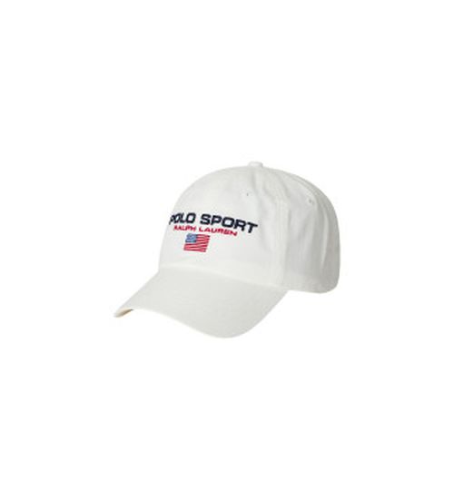 Polo Ralph Lauren for man. 710968730003 Classic sports cap white (OSFA), Casual, Cotton