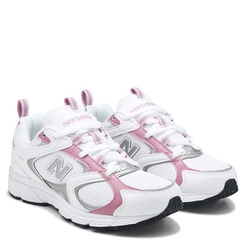 408 Sneakers (White/Silver/Pink)