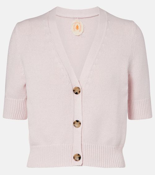 Cotton and cashmere cardigan