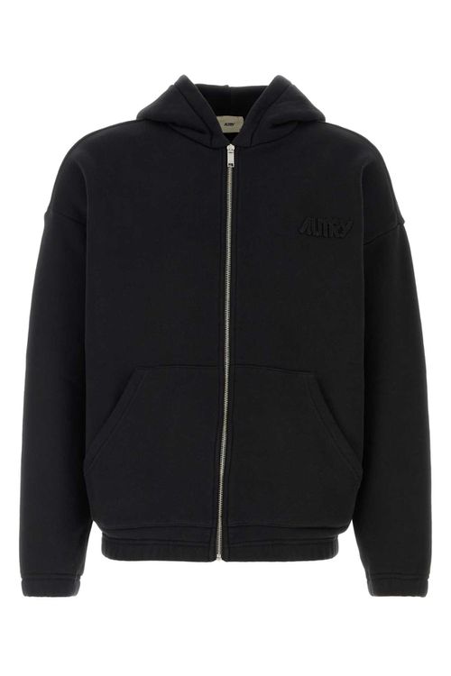 Black Cotton Sweatshirt