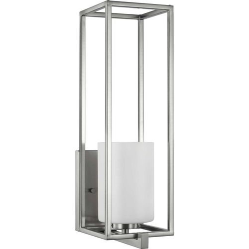 Brushed Nickel One Light Wall Bracket from the Chadwick Collection