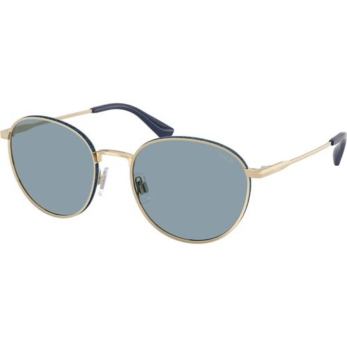 Polo Ralph Lauren Hombre Polo Ralph Lauren PH3163 928672 Gafas de sol Metal Oro Azul Pantos Norma