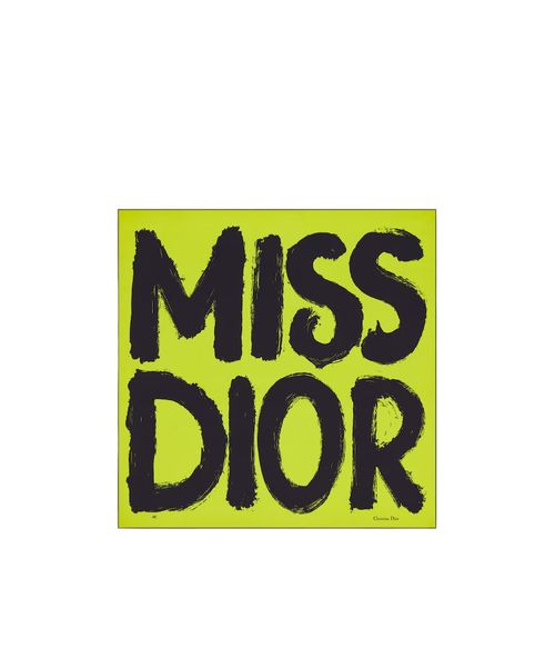 Miss Dior Graffiti 90 Square Scarf