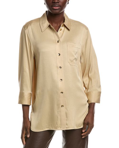 Washed Satin Shirt