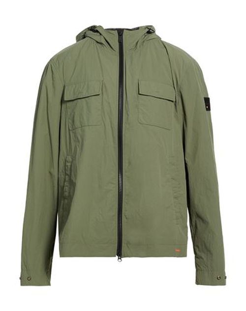 Man Jacket Military green Size 3XL Polyamide