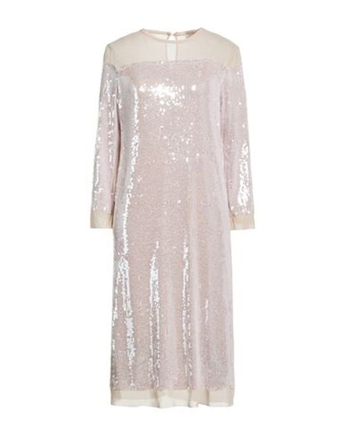 Woman Midi dress Pink Size M Polyester, Elastane