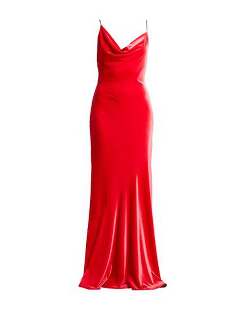 Philosophy Di Lorenzo Serafini Woman Maxi dress Red Size 6 Polyester, Elastane