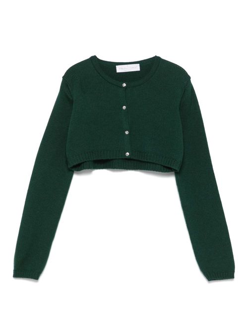 Cropped cardigan - Green