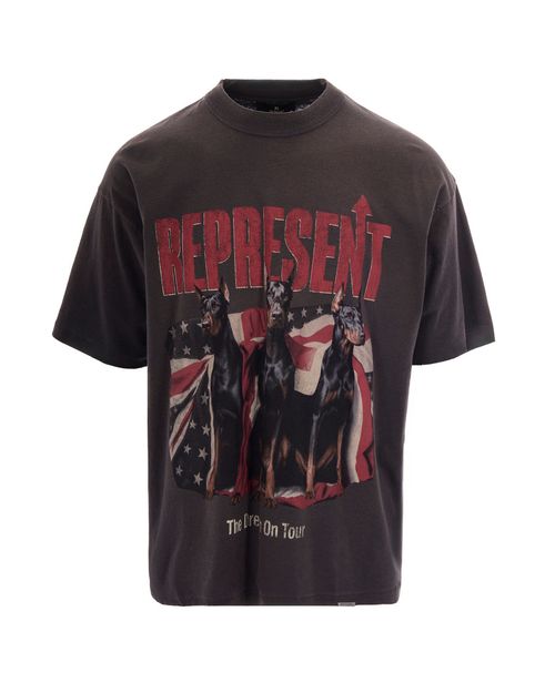 Brown Graphic T-Shirt
