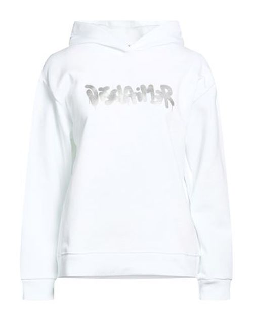 Woman Sweatshirt White Size S Cotton