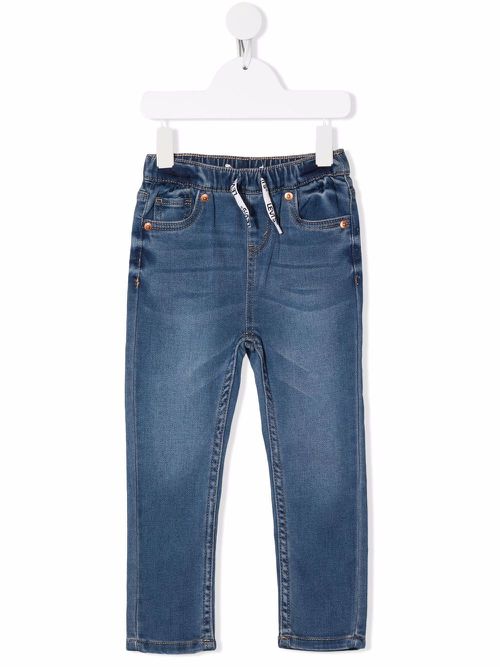 Slim-cut denim jeans - Blue