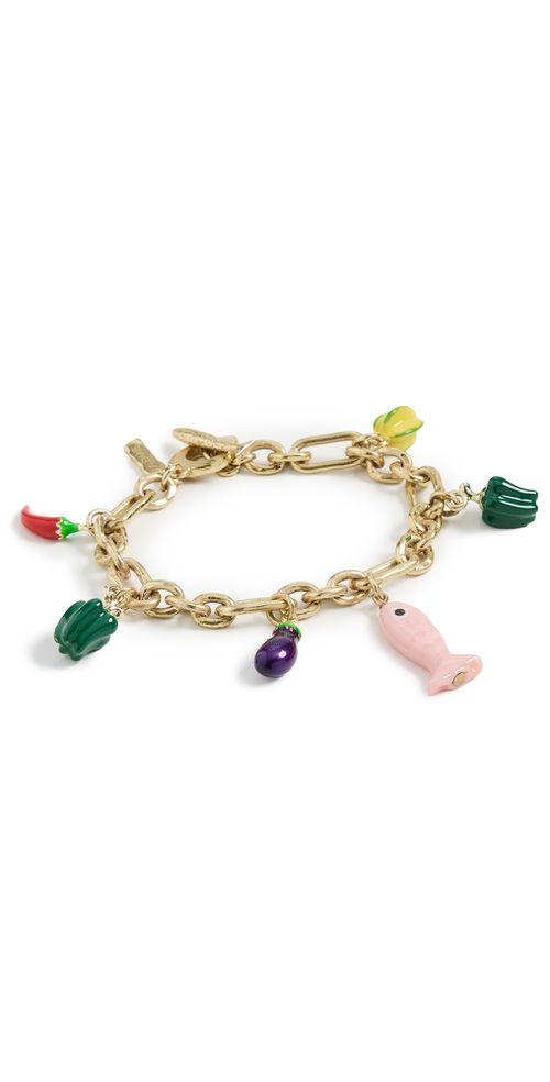 Tesori Fish Bead Bracelet Multi One Size