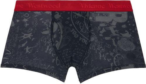 Black 'Let It Rock' Boxer Briefs