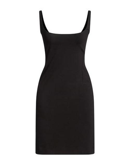 Woman Mini dress Black Size M Viscose, Polyamide, Elastane