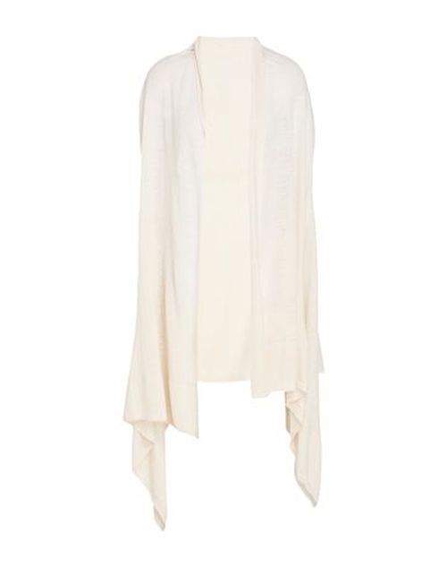 Woman Cardigan Ivory Size ONESIZE Linen