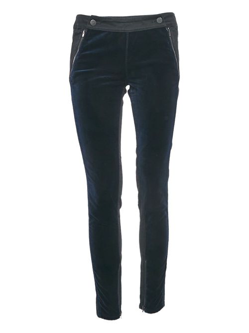Velvet jeans - Black