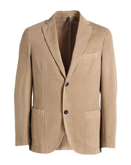Montedoro Man Blazer Camel Size 38 Cotton, Cashmere