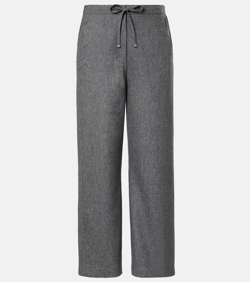 Floria virgin wool straight pants