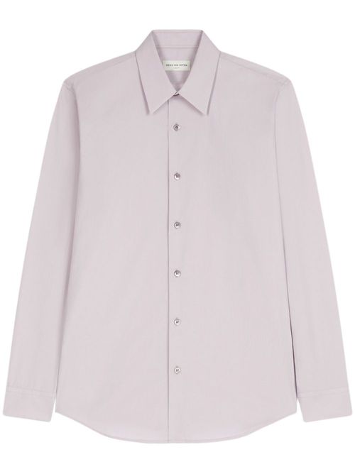 Lightweight cotton shirt - Purple