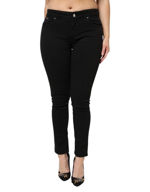 Skinny Denim Jeans — Black