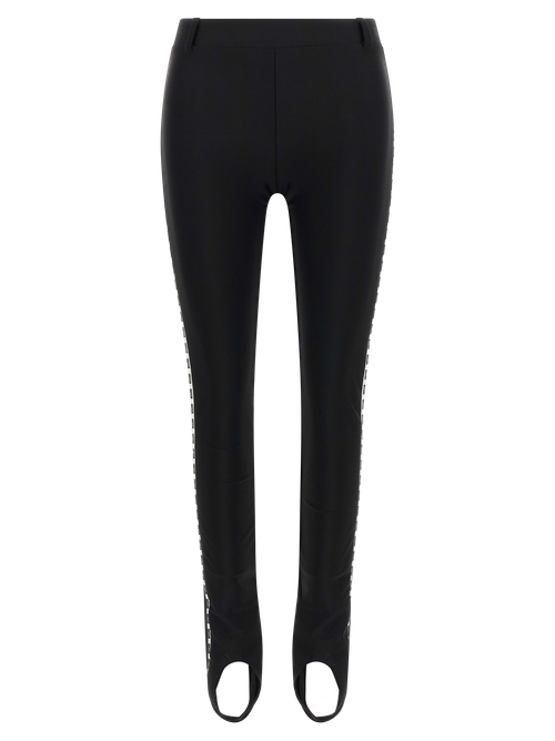 Stretch Lycra Leggings — Black