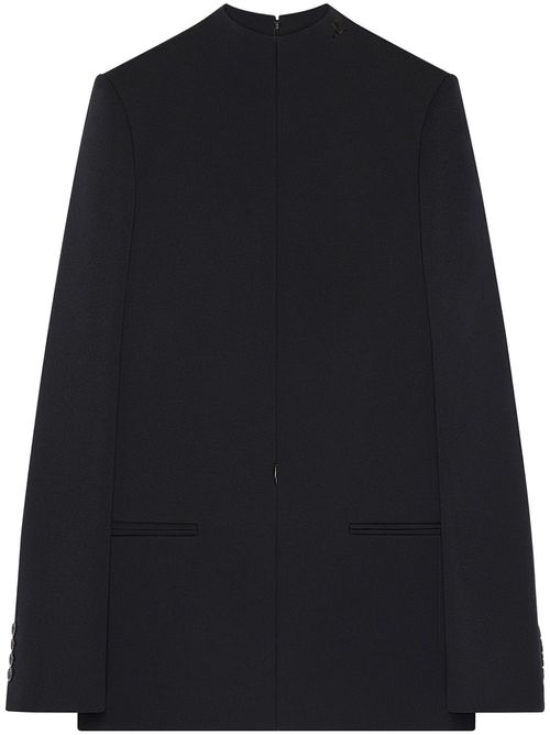 Front-zipped cut-out mini dress - Black