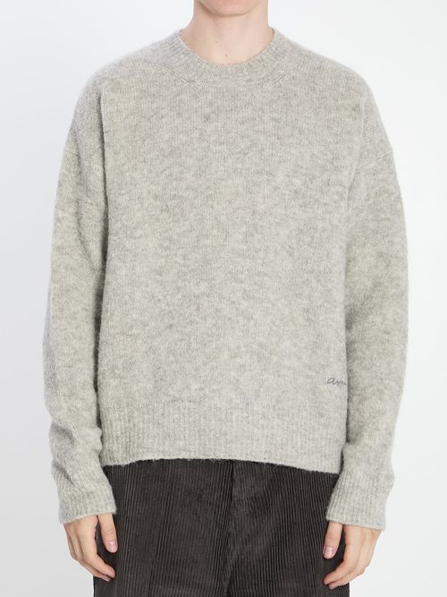 Ribbed Crew-neck Sweater