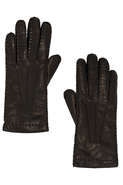 Miu Miu Nappa Short Gloves in Nero - Black. 5.5 also in