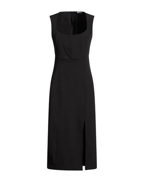Woman Midi dress Black Size 6 Polyester, Elastane