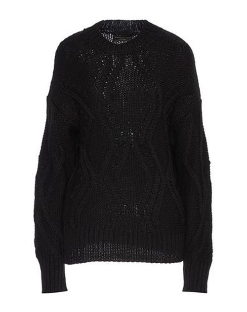 Woman Sweater Black Size ONESIZE Acrylic, Viscose, Wool, Alpaca wool