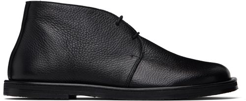 Black Woodrow Desert Boots