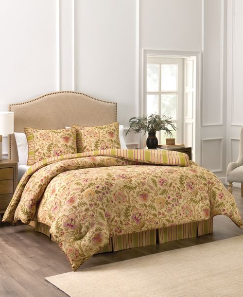 Imperial Dress Cotton 4-Pc. Comforter Set, King - Antique