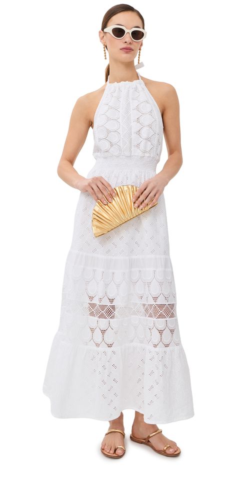Porro Dress White