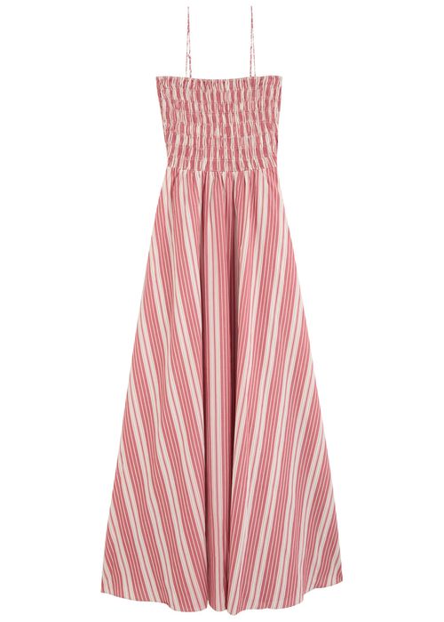 Faithfull The Brand | Faithfull The Brand Lida Striped Cotton-poplin Maxi Dress | Realry Faithfull The Brand | Faithfull The Brand Lida Striped Cotton-poplin Maxi Dress | Realry