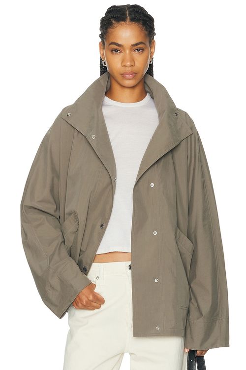 Toteme Summer Parachute Jacket in Brown