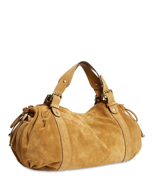 24H Suede Handbag