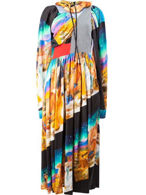 Printed dress - Blue