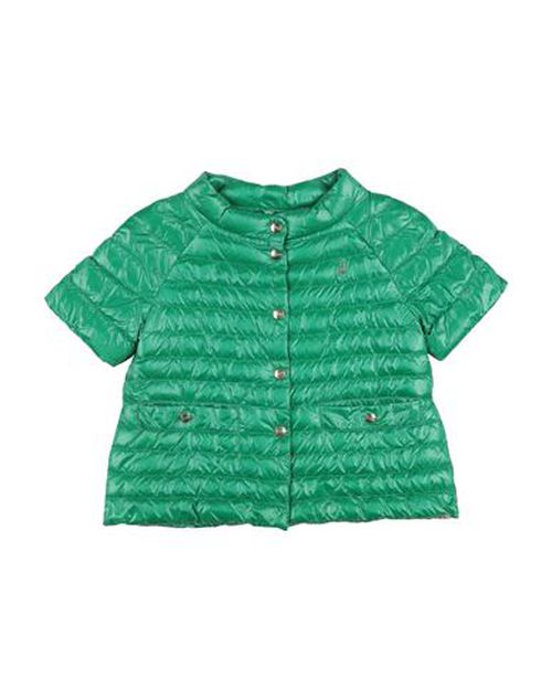 Kid Girl Puffer Green Size 10 Polyamide, Polyester, Cotton