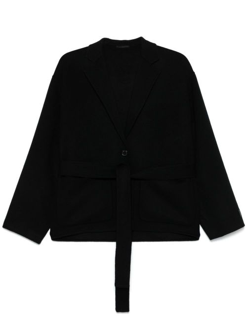 Belted jacket - Black