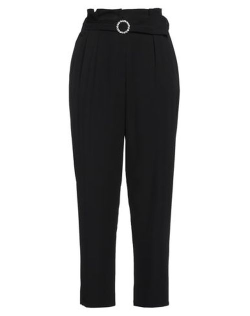 Woman Pants Black Size 4 Polyester, Elastane