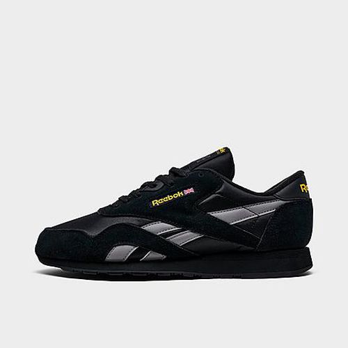 Men's Classic Nylon Casual Shoes in Black/Grey/Yellow