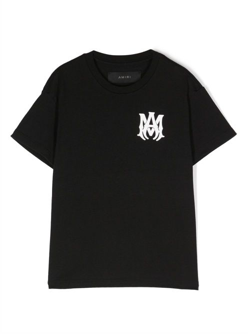 Logo-print cotton T-shirt - Black
