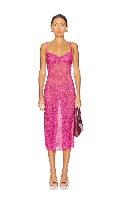 Only Hearts Rita Underwire Slip Dress in Pink. -  S also in