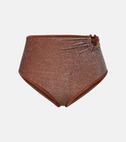 Lamé bikini bottoms