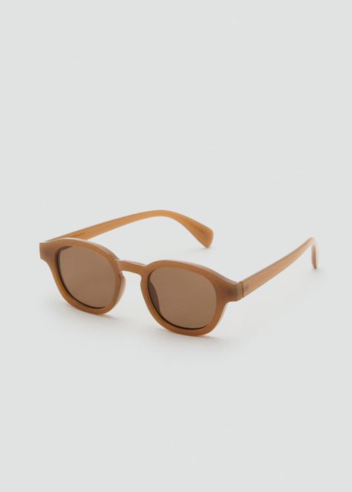 Resin frame sunglasses caramel - Man - One size - 