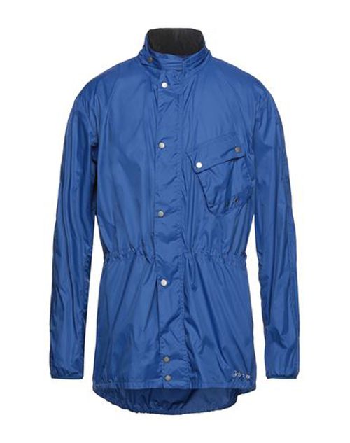 Man Jacket Bright blue Size L Polyamide, Cotton