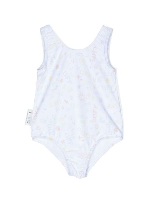 Doodle-print swimsuit