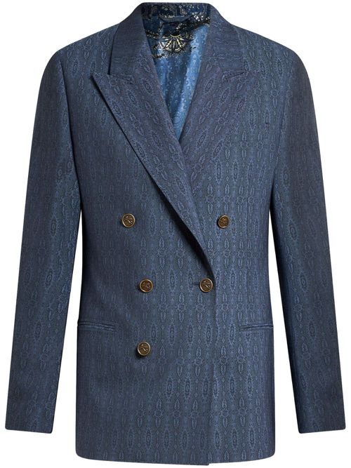 Double-breasted blazer - Blue