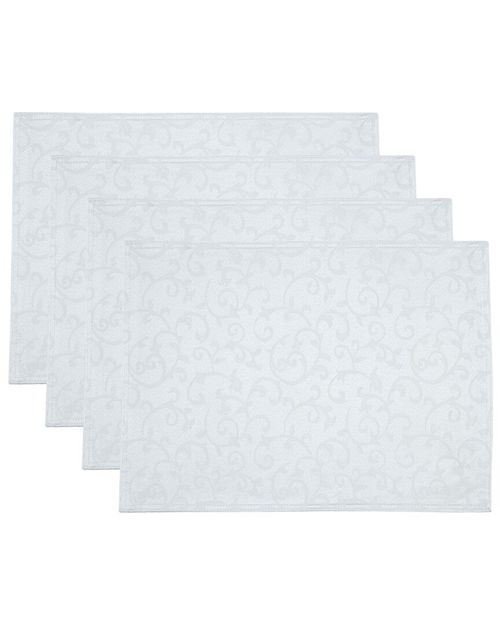 Set Of 4 Opal Innocence Placemats