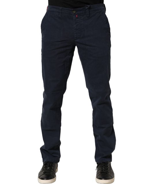 Skinny Chino Mid Waist Men Men's Pants